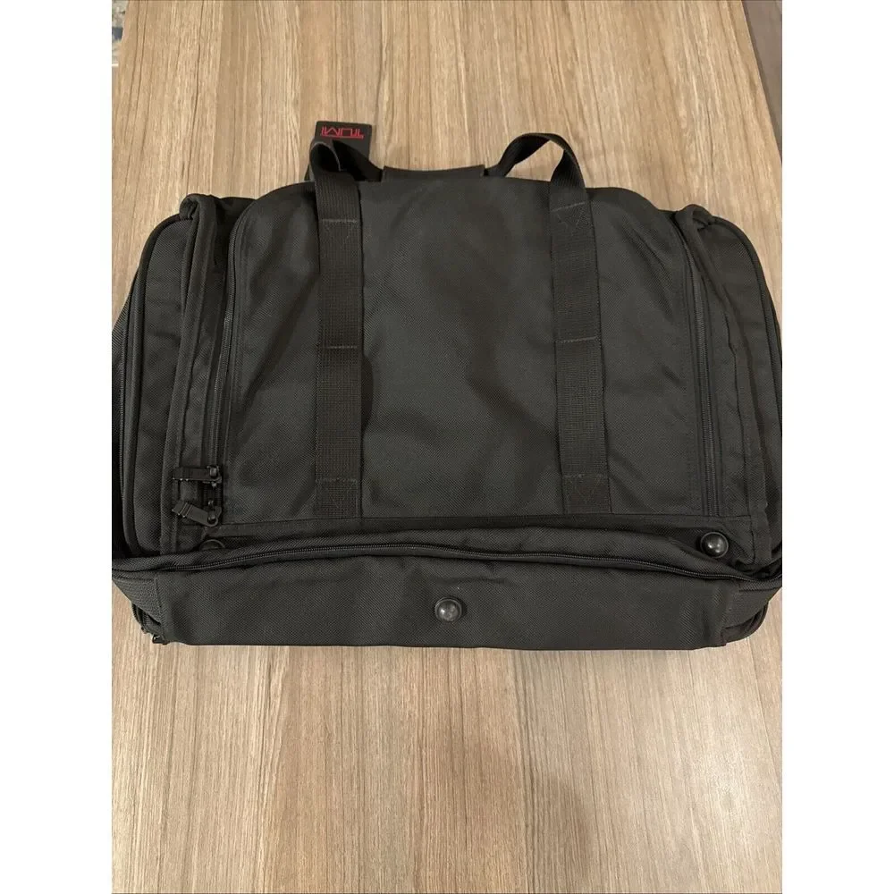 Tumi Messenger‎ Bag Log Laptop Briefcase Style Nylon Crossbody Strap Made in USA